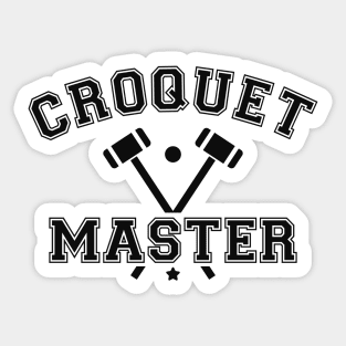 Croquet Master Sticker